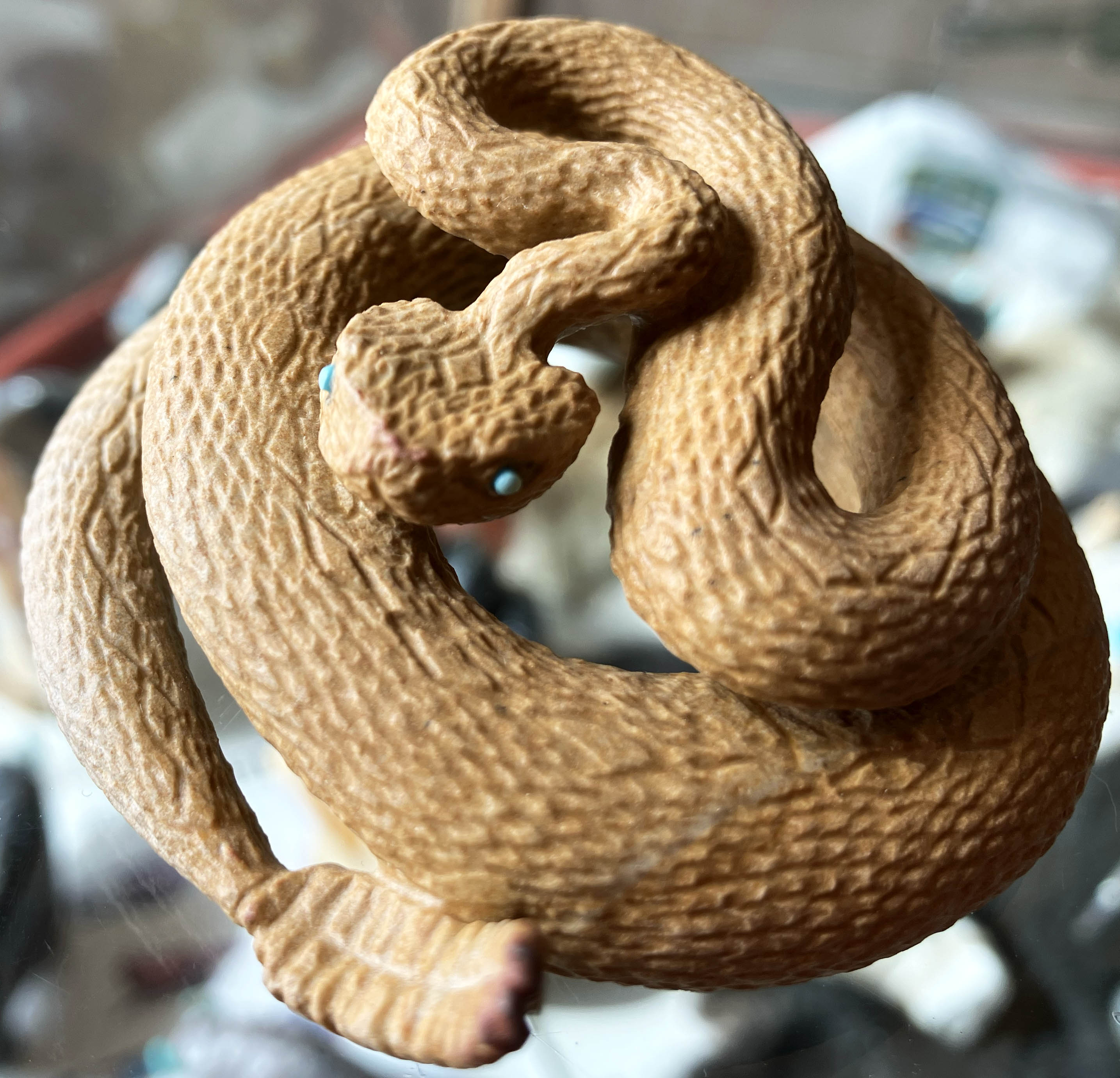 Travis Lasiloo | Zuni Rattler Snake Fetish | Penfield Gallery of Indian Arts | Albuquerque, New Mexico